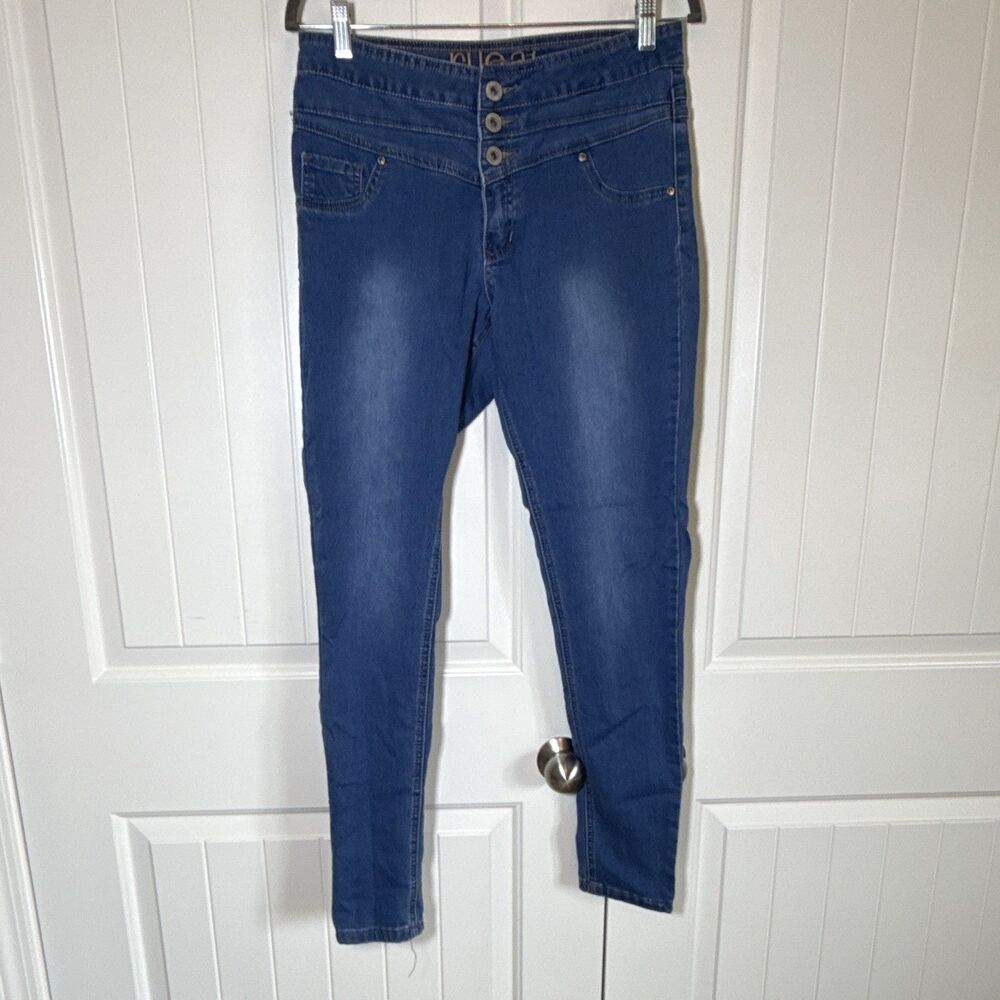 Rue21 High Waist Slim Stretch Jegging Jeans Girls 11/12R Blue Denim
